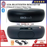 Loa Bluetooth BOLEAD S8 H2Pro cao cấp 2x5W-USB-TF-AUX-FM, loa không dây-máy nghe nhạc giá rẻ (tặng 1 dây sạc, và 1 dây 3.5 giá 60k)