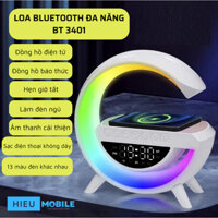 Loa Bluetooth BT-3041 / G11 chữ G, hàng loại xịn có đồng hồ, sạc không dây, đèn ngủ- Bảo Hành 6 tháng