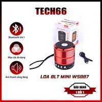 Loa bluetooth cầm tay mini WS887 nhỏ gọn, kết nối không dây nghe nhạc chất lượng