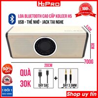Loa Bluetooth cao cấp Koleer H5 5W H2Pro nghe nhạc hay, loa bluetooth giá rẻ có USB-Thẻ nhớ, jack tai nghe