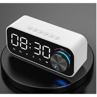 Loa bluetooth có đồng hồ báo thức, loa mini nghe nhạc không dây, màn hình led, làm đèn ngủ có màn hình soi gương cao cấp