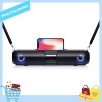 Loa Bluetooth có giá đỡ điện thoại SuperBass công suất 20W Pin sạc 2400mAh - King's Garden