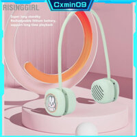 Loa Bluetooth Cổ Treo Loa Không Dây Thời Trang Di Động Nhẹ Mini Có Đèn LED Ngoài Trời