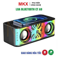 Loa Bluetooth CT A9, sạc không dây LED Loa Bluetooth, Công Suất Lớn, Thiết Kế Độc Đáo, Âm Thanh Cực Đỉnh