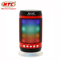 Loa bluetooth đa năng Wster WS-1806 có Led (Đen)