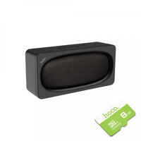 Loa bluetooth để bàn Hoco BS27 loa không dây thời gian nghe nhạc 6h - Tặng thẻ nhớ tốc độ cao 8Gb - Đen