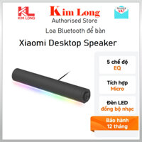 Loa Bluetooth để bàn Xiaomi Desktop Speaker Micro Tích Hợp, Đèn Đổi Màu RGB - Hàng chính hãng