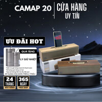 Loa bluetooth để bàn XM 520 Bass mạnh công suất 20W siêu trầm thiết kế vỏ gỗ sang trọng-QUEEN YULIN