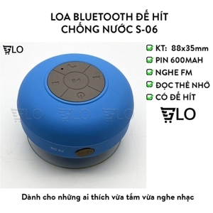 Loa Bluetooth đế hít S06