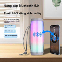 Loa Bluetooth Đèn LED rực rỡ Quà tặng sáng tạo Loa siêu trầm chống nước ngoài trời