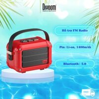 Loa Bluetooth Di Động Divoom Macchiato 6W - Hàng Chính Hãng - Đỏ