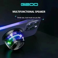 Loa Bluetooth Di Động HECATE G200 RGB Chiếu Sáng Loa Từ Tính BT5.3 Hộp Âm Thanh Mini 7 Giờ Phát Lại Giá Đỡ Điện Thoại