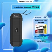 Loa Bluetooth di động Energizer BTS104 - công suất 10W, tích hợp sạc dự phòng - Hàng Chính Hãng, Bảo Hành 2 Năm 1 Đổi 1