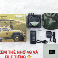 Loa Bluetooth điều khiển từ xa AT 100 kèm thẻ 4G và file tiếng