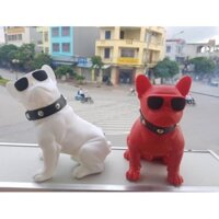Loa Bluetooth Độc Lạ Hình Chó Bull Đeo Kính CỰC NGẦU