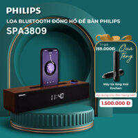 Loa bluetooth đồng hồ để bàn Philips SPA3809 - Hàng Chính Hãng / BH 01 năm