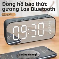 Loa Bluetooth Đồng Hồ Gương Đa Năng - Báo Thức, Radio, Phát Nhạc Thẻ Nhớ