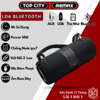 Loa Bluetooth Du Lịch Chống Nước Remax RB-M55 Bass Mạnh, LED RGB, Kết Nối TWS - Top City Bảo Hành 12 Tháng