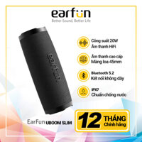 Loa bluetooth EarFun UBOOM Slim Bluetooth 5.2, Chống nước IPX7, Pin 16 giờ, Kết hợp 2 loa Stereo