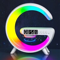 Loa Bluetooth G63 Đèn RGB Sạc Không Dây Đồng Hồ Báo Thức Kỹ Thuật Số Siêu bass Cho Điện Thoại Sạc Nhanh