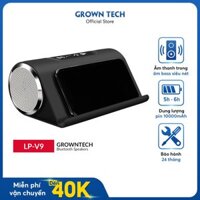 Loa Bluetooth GROWNTECH LP-V9 siêu bass Có Giá Đỡ Điện Thoại Tiện Lợi dung lượng pin lớn Super Bass 3 Loa Âm Thanh To Cực Hay Sang Trọng