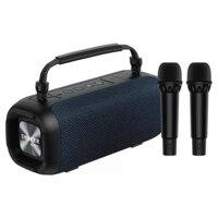 Loa Bluetooth hát Karaoke Kèm 2 mic không dây , công xuât 40W WIWU Thunder Wireless Speaker P17