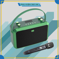 Loa Bluetooth Hát Karaoke Kèm 1 Micro Không Dây Cầm Tay Cho Gia Đình, Đi Dã Ngoại, Picnic, Du Lịch SHIDU SD-M5