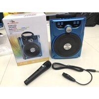 loa Bluetooth hát Karaoke Xách tay P88 tặng kèm Micro