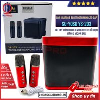 Loa bluetooth hát karaoke SU-YOSD YS-203 H2Pro hát hay-chỉnh echo-reverb-effect-đổi giọng, loa karaoke bluetooth mini cao cấp (tặng 2 mic)