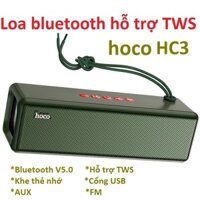 Loa bluetooth hệ thống loa kép hỗ trợ TWS hoco HC3
