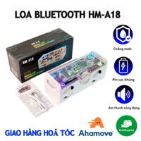 Loa Bluetooth HM-A18 LED Nháy Theo Nhạc RGB, Công Suất 10W, Nghe Nhạc Cực Chất, Kiểu Dáng Trẻ Trung. Bảo Hành 12 Tháng