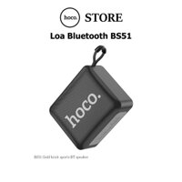Loa bluetooth Hoco BS51, loa mini để bàn hỗ trợ khe cắm thẻ nhớ, usb, âm thanh vòm 3D - chính hãng.