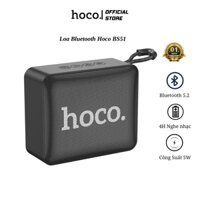 Loa bluetooth Hoco BS51, loa mini để bàn hỗ trợ khe cắm thẻ nhớ, usb, âm thanh vòm 3D.