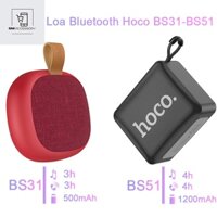 Loa Bluetooth Hoco Dòng BS31-BS51 Nhỏ Gọn, Pin Trâu, Loa To Rõ, Bảo Hành 12 Tháng Chính Hãng - SMA