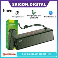 Loa bluetooth Hoco HC3 hỗ trợ cắm USB và thẻ nhớ TF - Dung lượng pin 2400mAh - Cổng AUX 3.5 mm