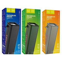 Loa Bluetooth HOCO HC3 V5.0 Âm Thanh Lớn Rõ, IPX4, Pin 2400mAh, Cổng Gắn USB, Thẻ Nhớ - BH 1 Năm