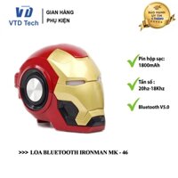 Loa Bluetooth Ironman MK-46, Gắn Thẻ Nhớ, Âm Thanh Vòm, Bluetooth 5.0 - VTD Tech