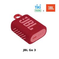 Loa Bluetooth JBL Go 3 - Hàng Chính Hãng - Red