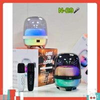 Loa Bluetooth JBL N29, Loa hát karaoke kèm mic không dây, loa bluetooth trong suốt có LED  hot nhất năm 2023