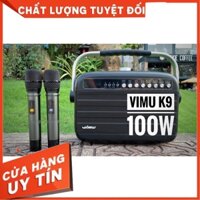 Loa Bluetooth K9 VIMU Brand W-King (Công Suất 100W, 2 Micro, 7.5Kg) - Chính hãng .