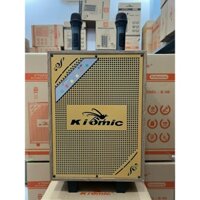 Loa BlueTooth Karaoke Chuyên Nghiệp K98-Music Box Tặng 2 Micro UHF Chống Nhiễu - Loa Kéo Kiomic BH 12 Tháng