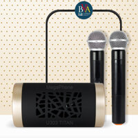 Loa Bluetooth Karaoke di động MEGA Audio T-303U TITAN 2 micro không dây T303 U Titanium