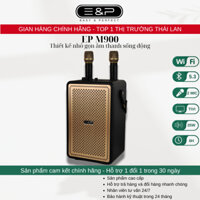 Loa Bluetooth karaoke EP M900 kèm với 2 micro không dây EASY AND PERFECT chính hãng thiết kế nhỏ gọn