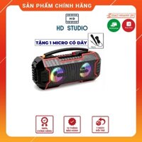 Loa Bluetooth Karaoke HT-M10 Tặng Kèm Mic Có Dây Cao Cấp, Bass Siêu Trầm, Âm Thanh Cực Hay. Bảo Hành 12 Tháng