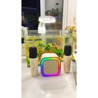 Loa bluetooth karaoke K12 tặng kèm 2 mic Tặng kèm Giá Đỡ Hát karaoke