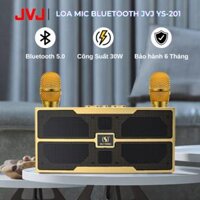 Loa bluetooth karaoke kèm 2 mic JVJ YS-201 Không dây, kèm 02 mic hát công suất lớn 30W – Bảo hành chính hãng 06 Tháng