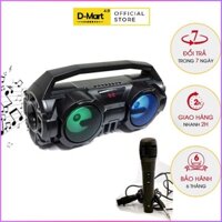 Loa Bluetooth Karaoke Kimiso S1, S2, BKK - B98 Loa Bluetooth Tặng Kèm Mic Hát Có Dây - Đèn Led Sống Động-Dmart4.0