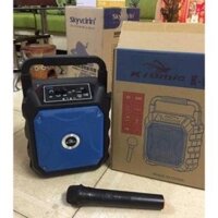 Loa bluetooth karaoke Kiomic K68 chính hãng tặng kèm 1 micro không dây xách tay, loa công suất lớn, bảo hành chính hãng.