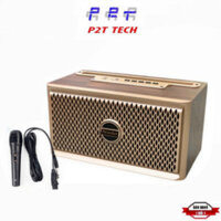 Loa bluetooth karaoke mini A31 vỏ gỗ công suất lớn Tặng kèm mic hát âm thanh siêu hay bass khỏe Bảo hành 1 đổi 1 cực tốt