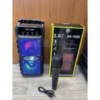 Loa bluetooth karaoke mini có mic hát dây dài 3m giá rẻ âm thanh siêu hay bass mạnh Bảo hành 1 đổi 1 new